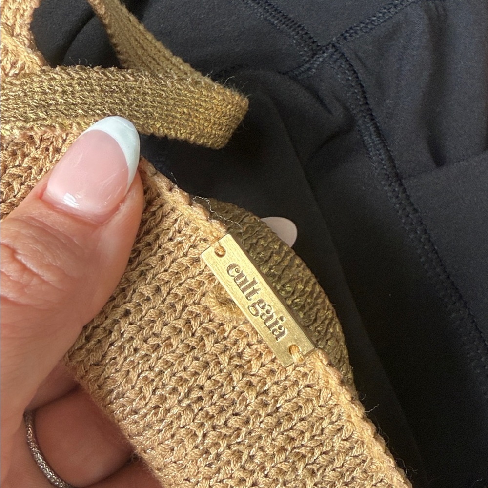 Cult Gaia Serita Knit Dress in Gold - Picture 4 of 5